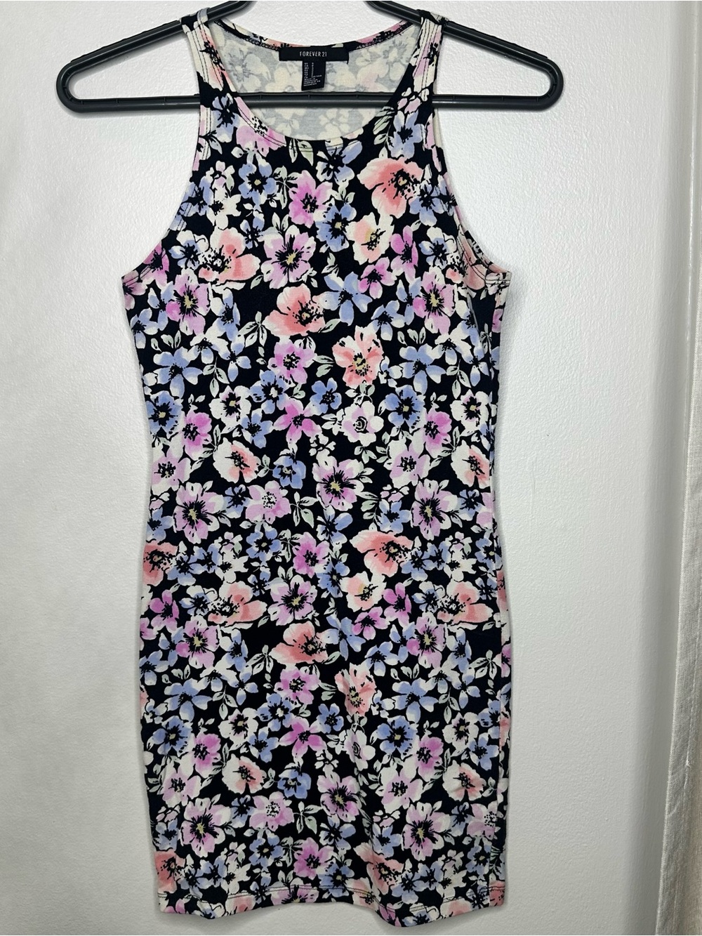 Forever 21 Floral Bodycon Dress Small